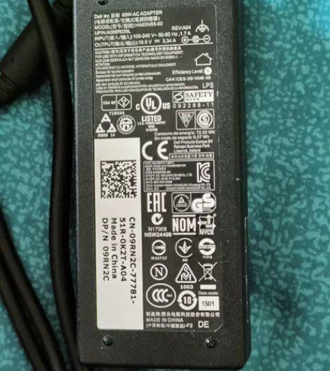 戴尔笔记本电脑电源线,电脑已坏处理了,只剩...