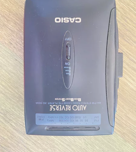 卡西欧AS-500R，CASIO磁带机，随...