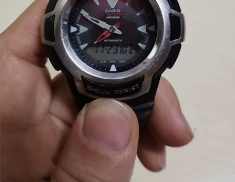 卡西欧 G200手表 背光不全，走时正常
