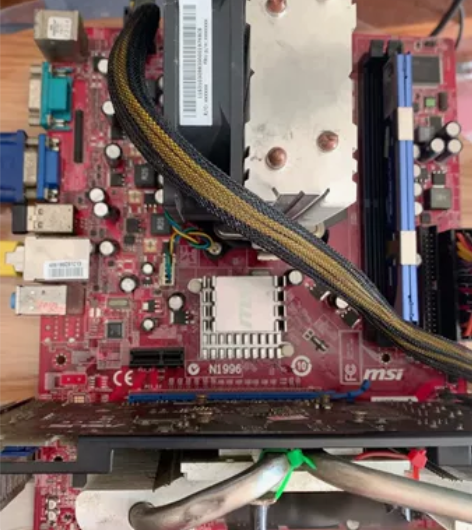 微星am3 am2+主板带u可以点亮，发货...