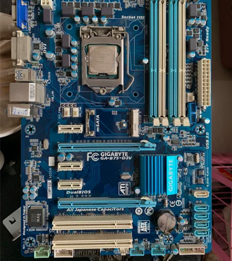 技嘉主板b75-d3v Cpu   i3-...