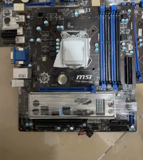 拆机主板 微星b85m e45  正常使用...