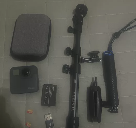 gopro fusion360全景相机成色...