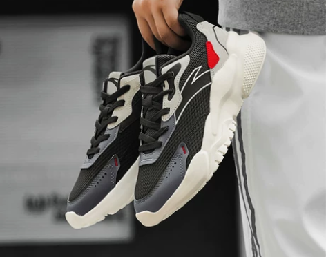 安踏鞋 运动鞋男款老爹鞋休闲鞋复古时尚厚底...