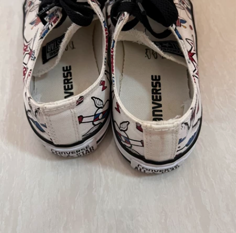 CONVERSE 匡威白标，低帮，涂鸦款帆...