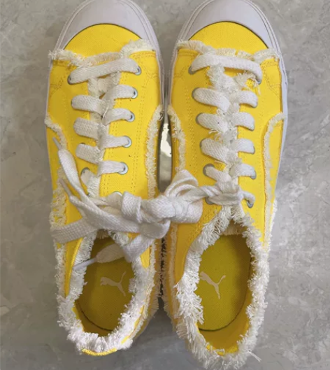 Puma彪马男女同款全新帆布鞋，黄色40码...