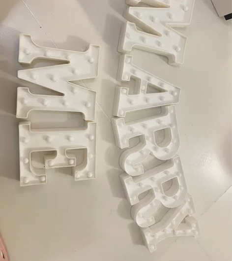 英文灯婚庆布橱窗字母灯LED数字灯装饰灯道...