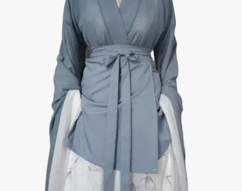 【竹音】月上繁华原创汉服女南北朝大袖儒一片...