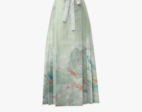 七月夕 诸神黄昏 明制方领绣花补服印花马面...