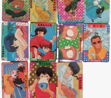 乱马 1/2 二分之一 3张闪卡8张平卡 ...