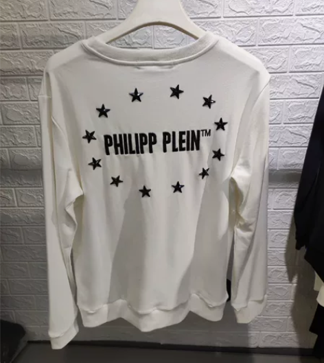 Philipp plein秋冬季男士纯棉毛...