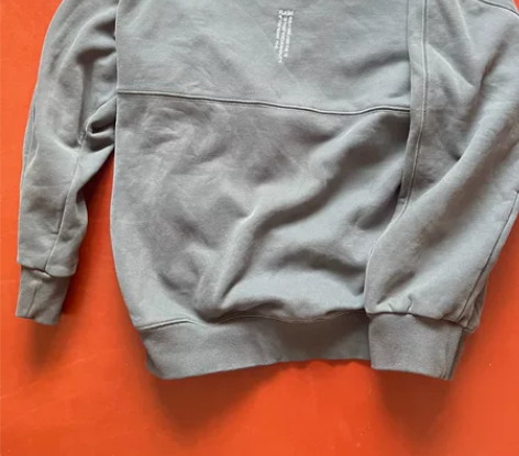 大码男士加绒卫衣，力品位烟灰蓝男士圆领卫衣...