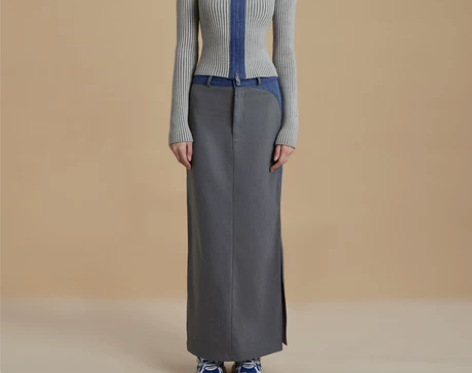 IFIK Maxi Skirt 时髦知识分...