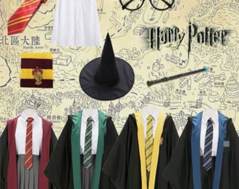 哈利波特服装衣服魔法袍学院服cos服霍格沃...