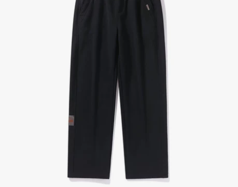 秋冬款美式直筒裤男加绒宽松潮牌阔腿运动卫裤...