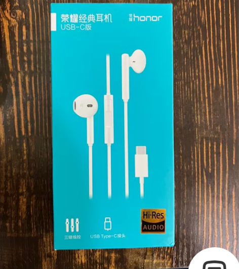 全新荣耀AM33 U SB-C耳机，日常上...