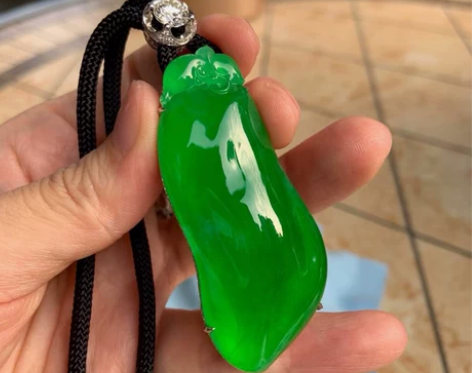 压场神器丨天然翡翠福瓜吊坠