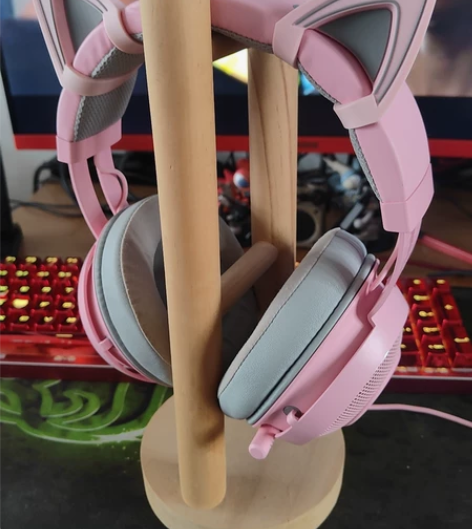 北海东妖 猫耳款 雷蛇耳机 有线耳机，正常...