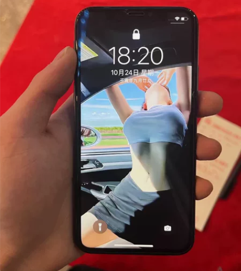 出iPhoneX 64G 后盖玻璃爆了点 ...