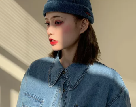 帽子女春夏雅痞街头地主帽日系嘻哈街头水洗刺...
