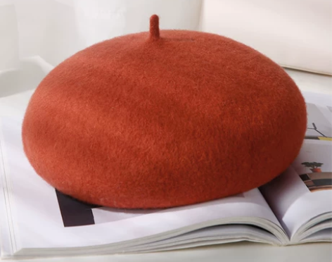 贝雷帽女英伦复古秋冬 韩版 日系 百搭 羊...