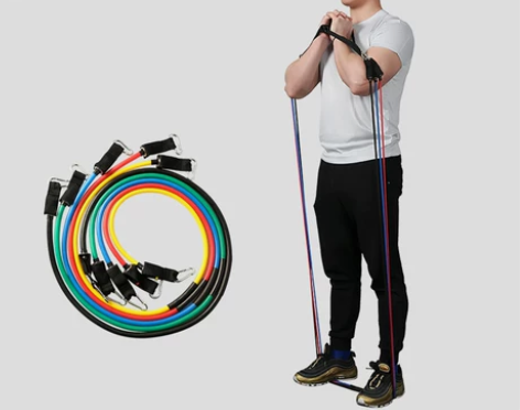 弹力绳健身开肩美背拉力绳胸肌训练拉力器家用...