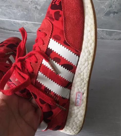 二手正品阿迪透气休闲运动鞋41码  保正！...