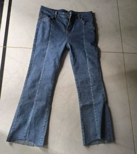 牛仔裤全新薄绒适合秋冬1/2斤重120斤以...