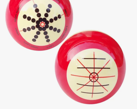 黑八台球训练用球母球瞄准训练器辅助器中式八...