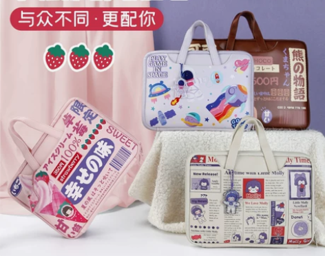 【新品】笔记本电脑包手提适用苹果macbo...