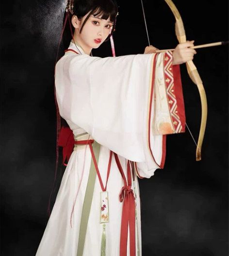 池夏 繁花入梦:云裳仙晋制直领交窬裙原创改...