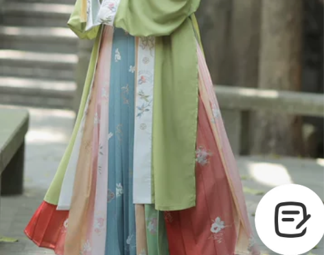 兰若庭 汉服 宋制 百迭 宋抹 对襟 吊带...