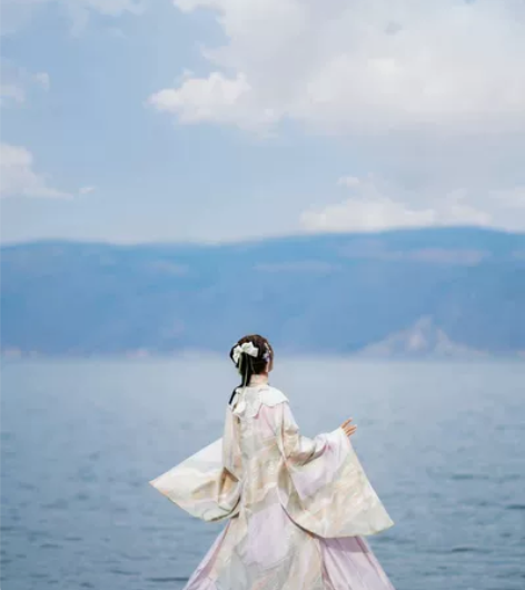 【换lo/汉服】熠燿彩云汉服立领对襟大袖长...