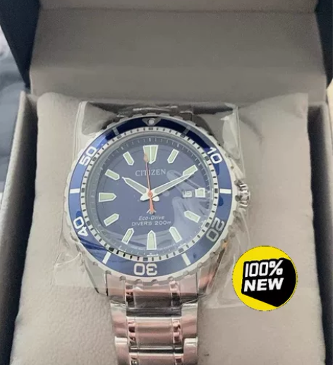 西铁城手表光动能时尚商务休闲运动防水夜光钢...