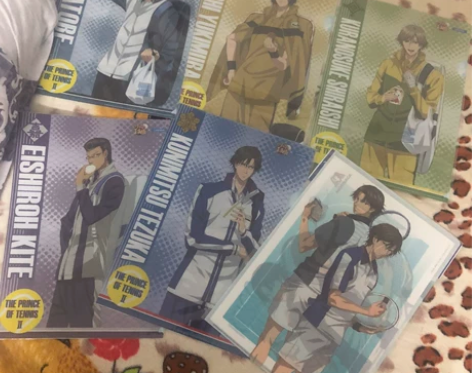 新网球王子A4文件夹 森永文件夹手冢迹部（...