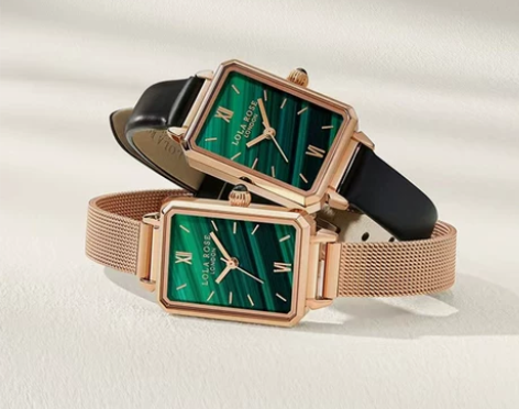 正品Lola小绿表江罗拉玫瑰女手表