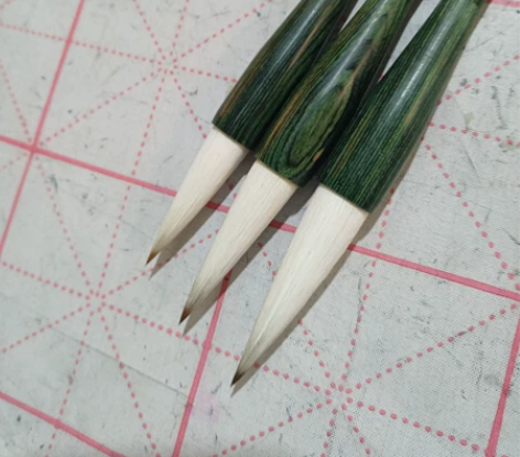 推荐一款七狼三羊兼毫毛笔，不分叉，不掉毛，...