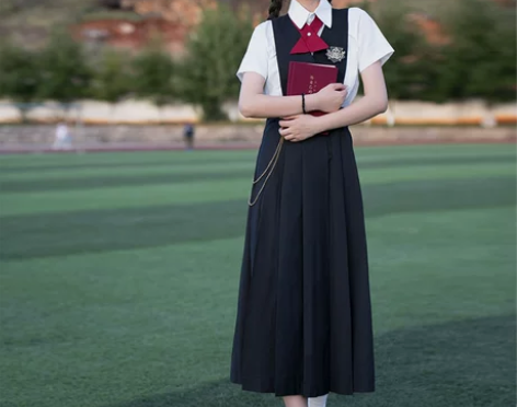 护奶裙jk制服裙不良长裙款正版全套学院风背...