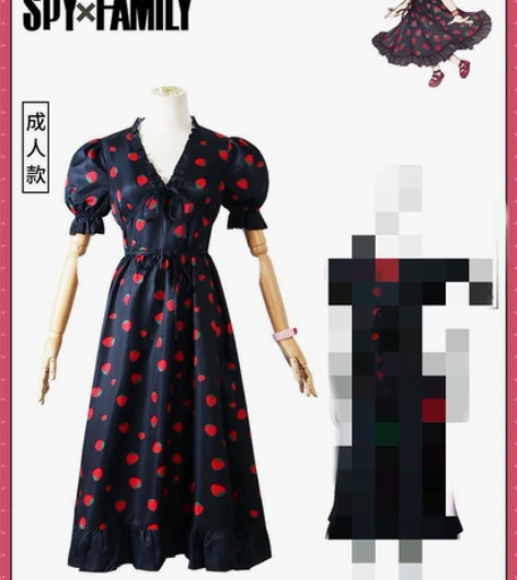 间谍过家家cos 阿尼亚cos 草莓裙 漫...