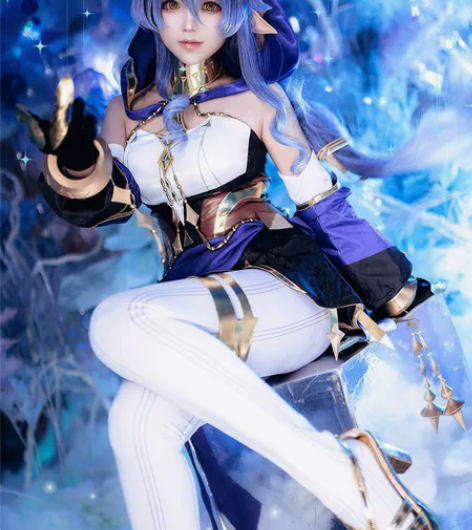 次元依家莱依拉cos服 衣服＋造型假发＋金...