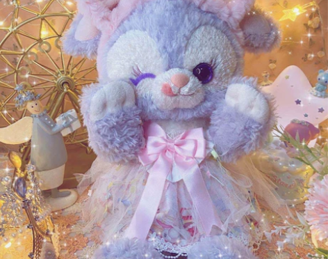 星黛露骨架着替衣服，甜心狗着替衣服 迪士尼...