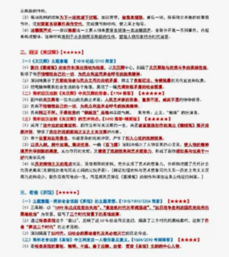 自考中国当代文学作品选串讲和资料。最新考期...