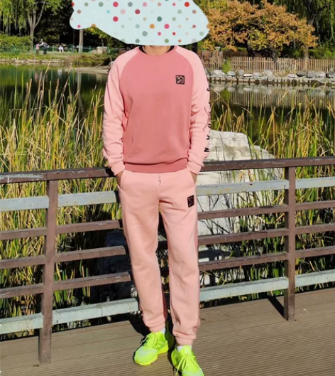 乔丹（耐克）运动套装。粉红拼色，非常时尚。...