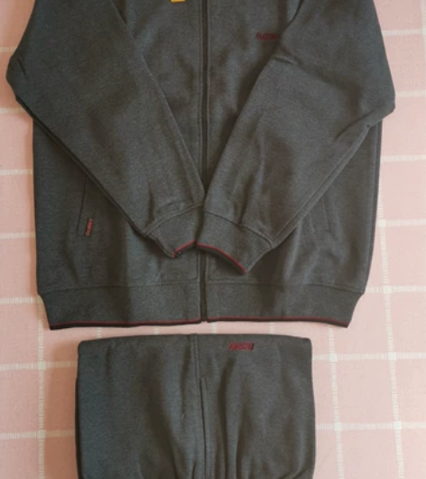 男士全新长袖运动服 品牌鲁美 深灰色 时尚...