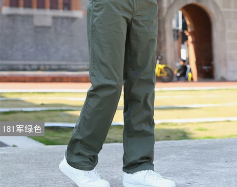 夏季宽松弹力工装裤男士休闲裤大码户外运动裤...