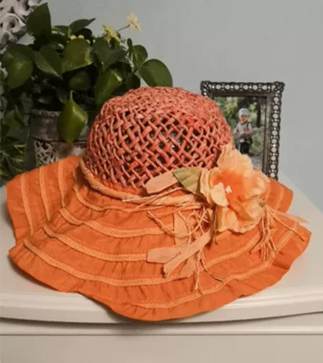 沙滩遮阳帽(头围58cm) 大胆靓丽的色彩...