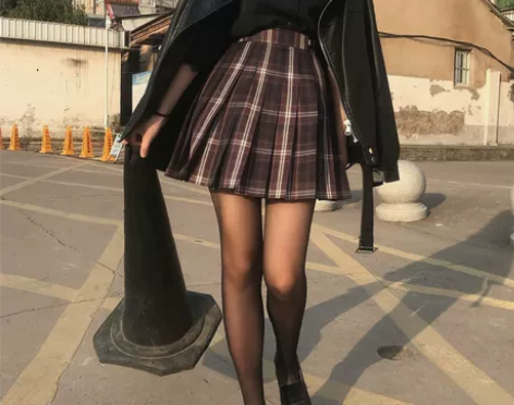 暖心熊 纵歌 原创JK格裙 正版格群制服裙...