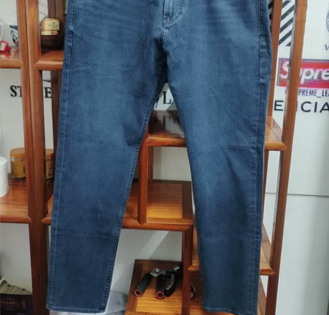 正品原CK男士直筒修身弹性牛仔裤 ，面料柔...