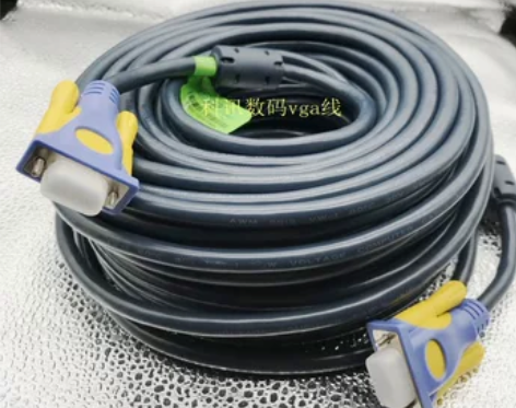 信号线连接线 VGA线白色10米20米3+...