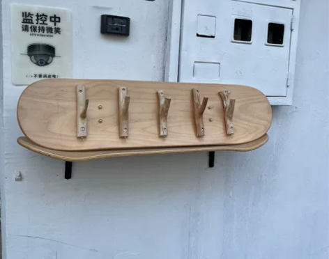 【滑板家私】衣物挂架挂钩衣帽架，制作过程就...